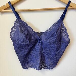Victorias secret lavender lace cropped